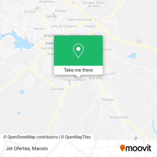 Jet Ofertas map