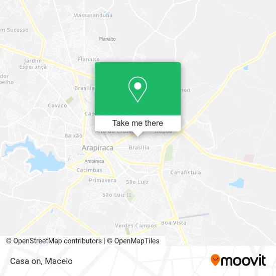 Casa on map