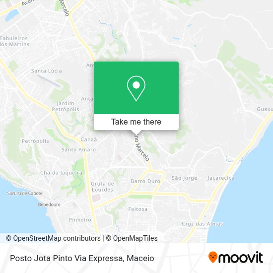 Posto Jota Pinto Via Expressa map