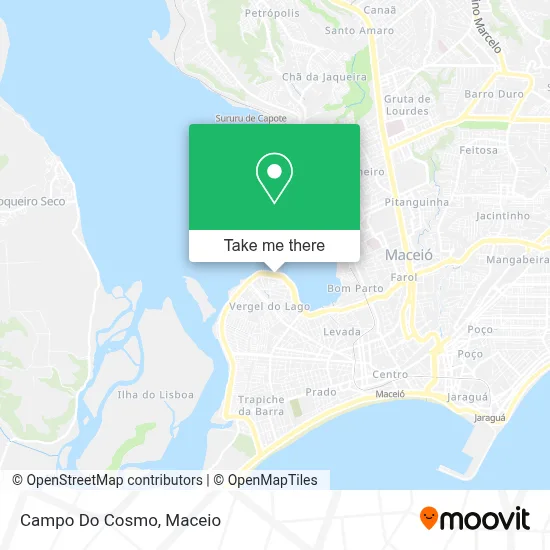 Campo Do Cosmo map