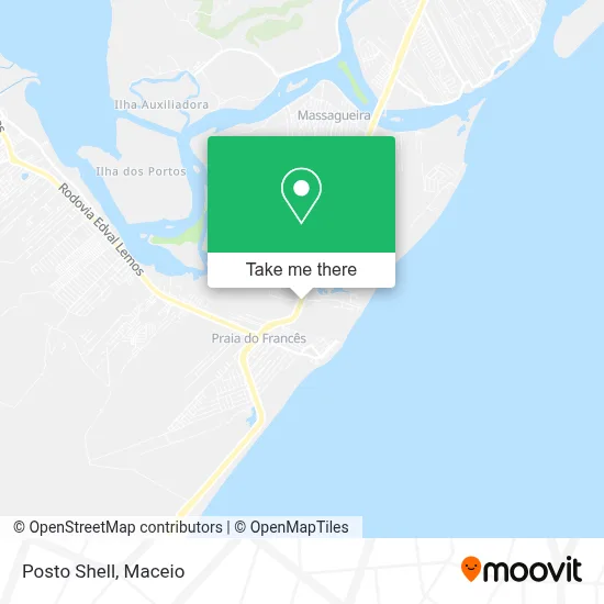 Posto Shell map