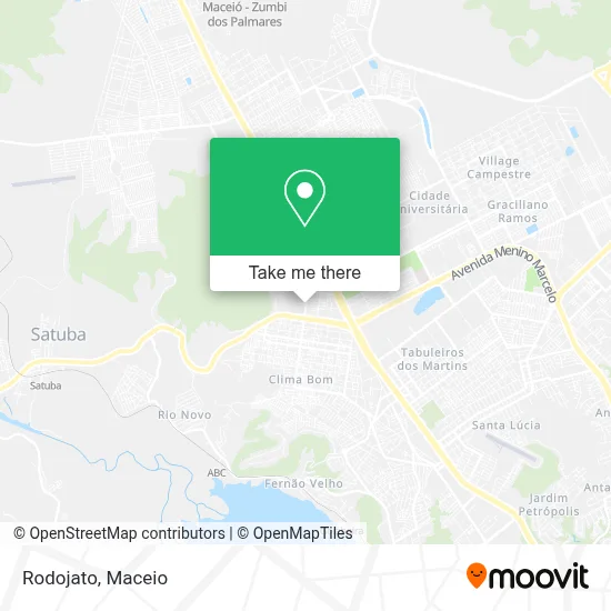 Rodojato map