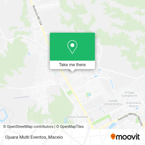 Ojuara Multi Eventos map