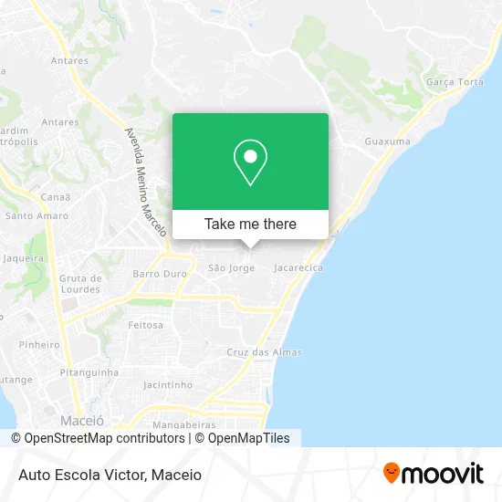 Auto Escola Victor map