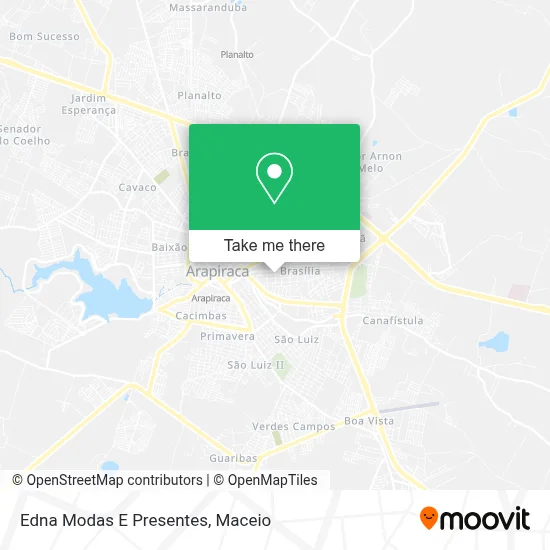 Edna Modas E Presentes map
