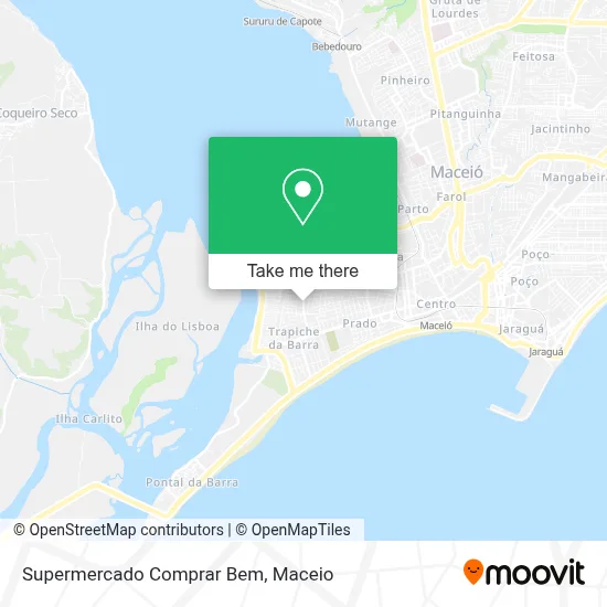 Supermercado Comprar Bem map