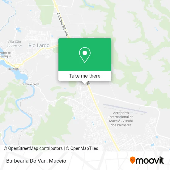 Barbearia Do Van map