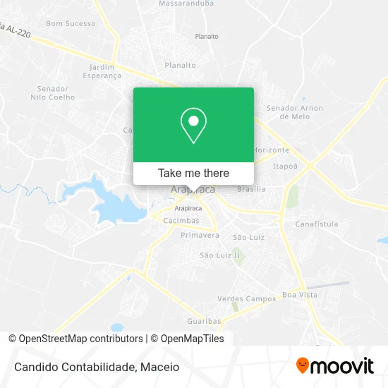 Candido Contabilidade map