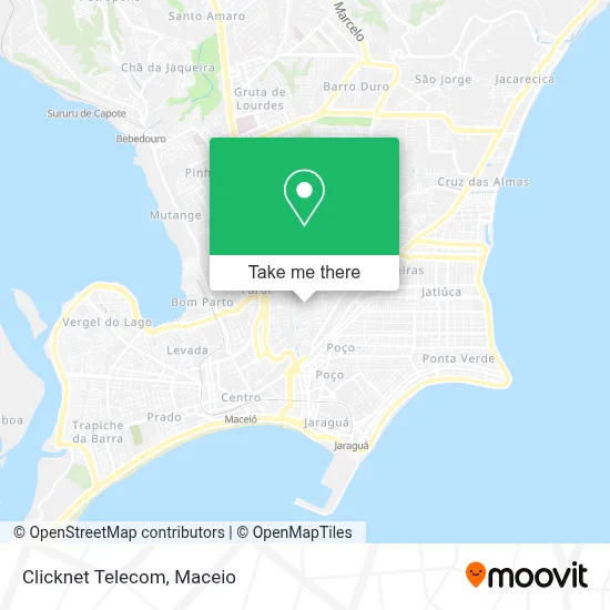 Clicknet Telecom map