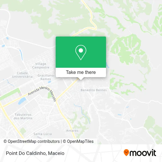 Point Do Caldinho map