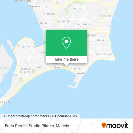 Edda Perrelli Studio Pilates map