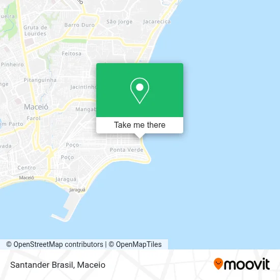Santander Brasil map