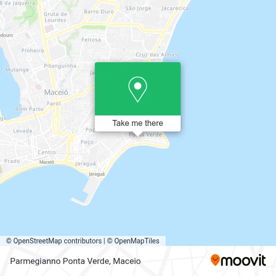 Parmegianno Ponta Verde map