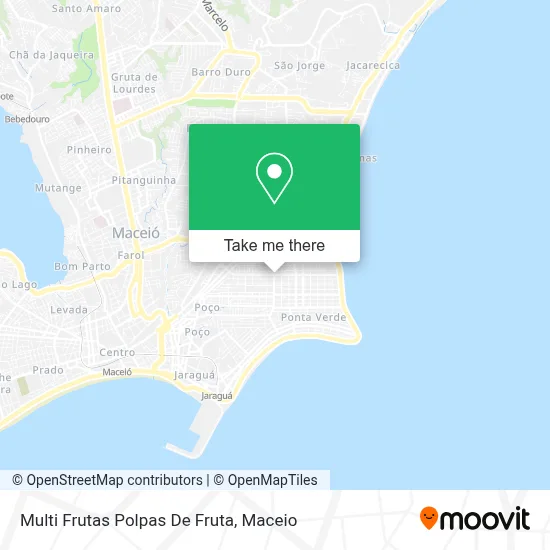 Multi Frutas Polpas De Fruta map