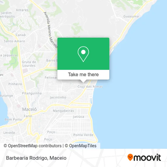 Barbearia Rodrigo map