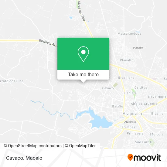 Cavaco map