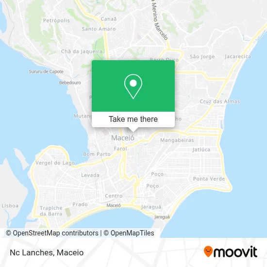Nc Lanches map