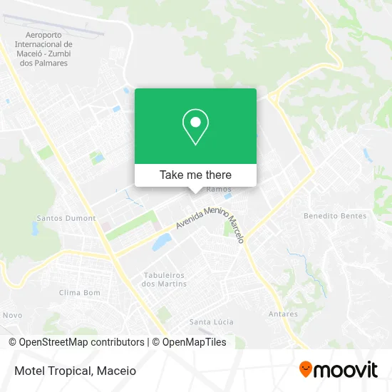 Motel Tropical map
