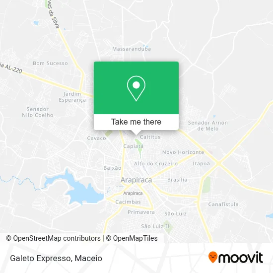 Galeto Expresso map