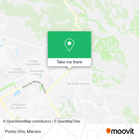 Posto Uno map