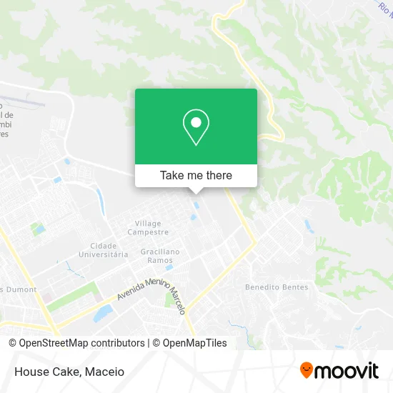 House Cake map