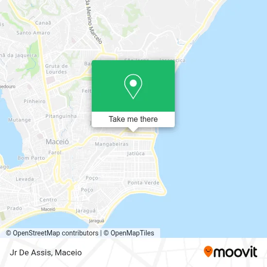 Jr De Assis map