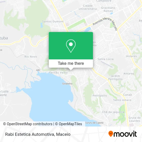 Rabi Estetica Automotiva map