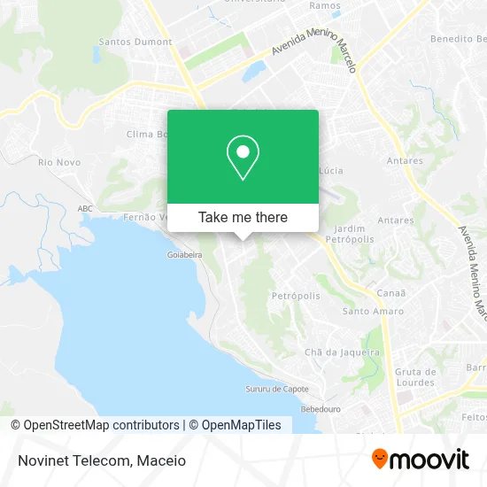 Novinet Telecom map