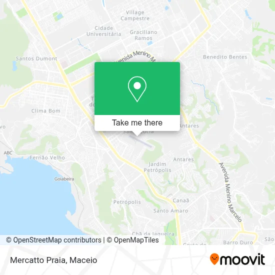 Mercatto Praia map