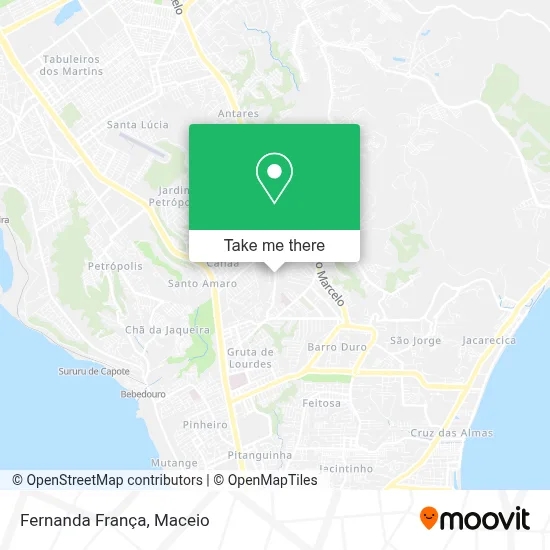 Fernanda França map