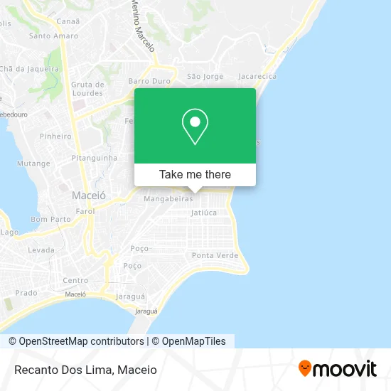 Recanto Dos Lima map