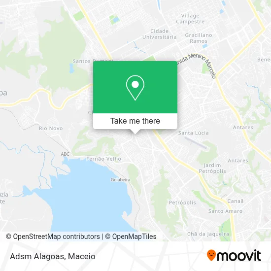 Adsm Alagoas map