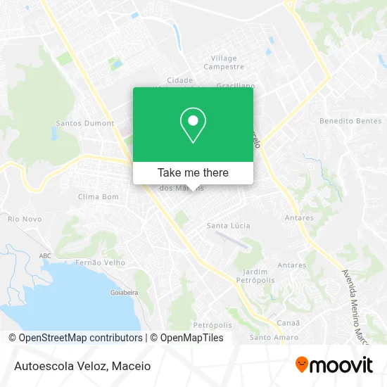 Autoescola Veloz map