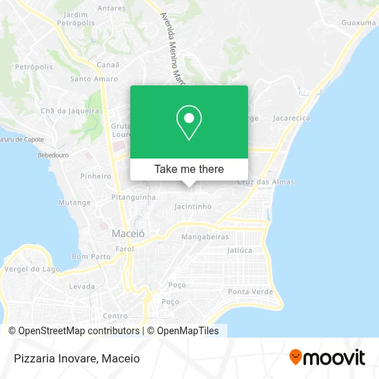 Pizzaria Inovare map