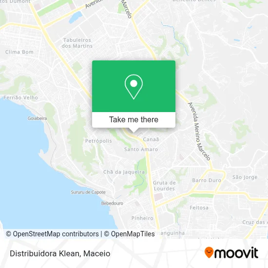 Distribuidora Klean map