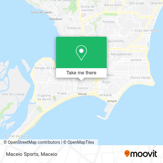 Maceio Sports map