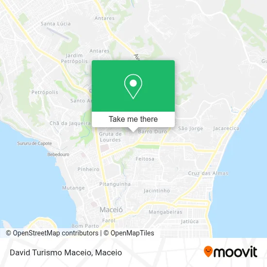 David Turismo Maceio map