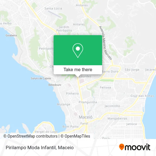 Pirilampo Moda Infantil map