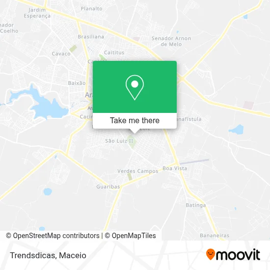 Trendsdicas map