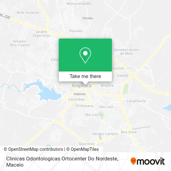 Clinicas Odontologicas Ortocenter Do Nordeste map