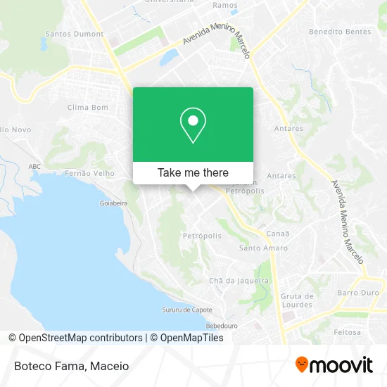 Boteco Fama map