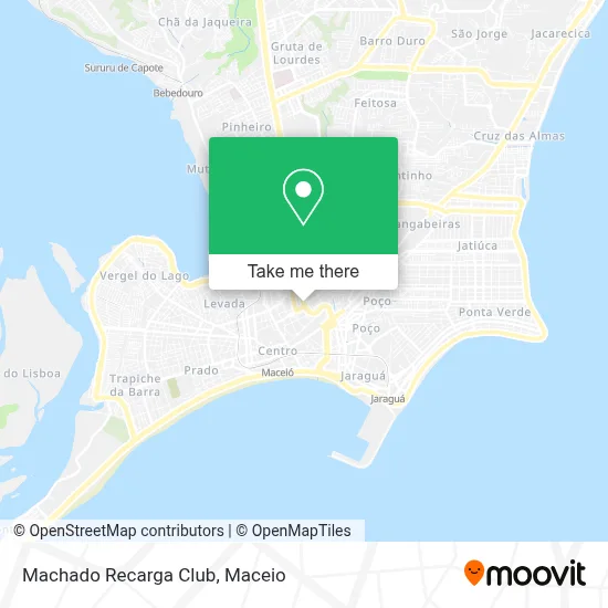 Machado Recarga Club map