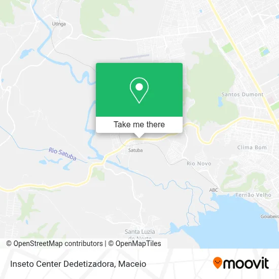 Inseto Center Dedetizadora map
