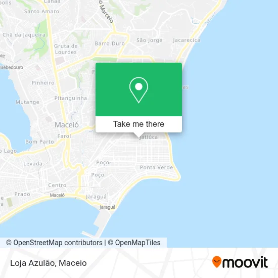 Loja Azulão map