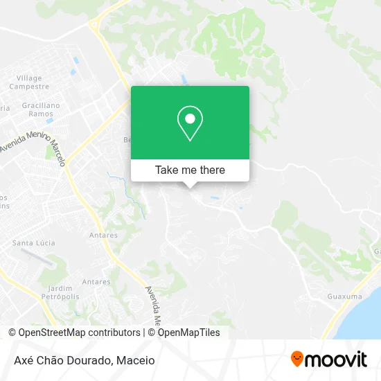 Axé Chão Dourado map