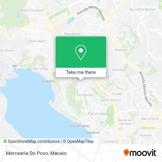 Mercearia Do Povo map