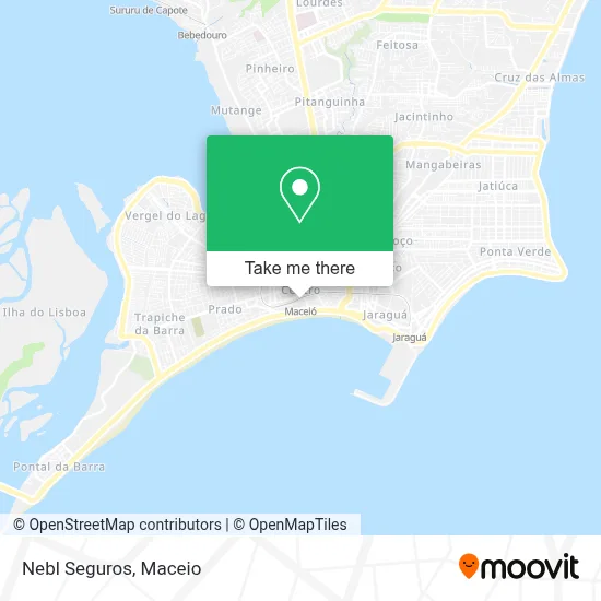 Nebl Seguros map