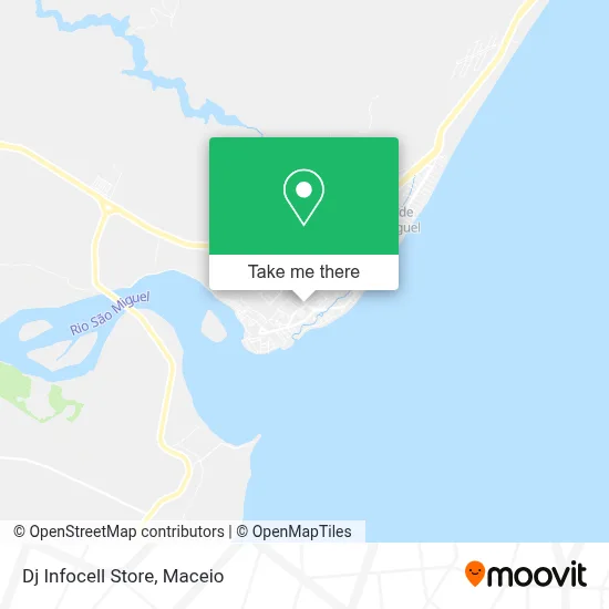 Dj Infocell Store map