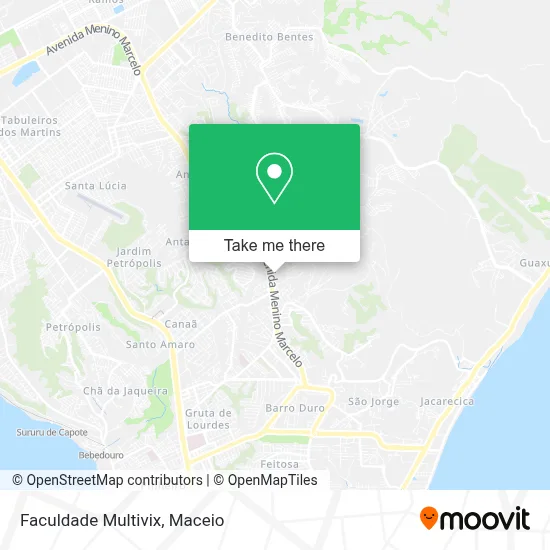 Faculdade Multivix map