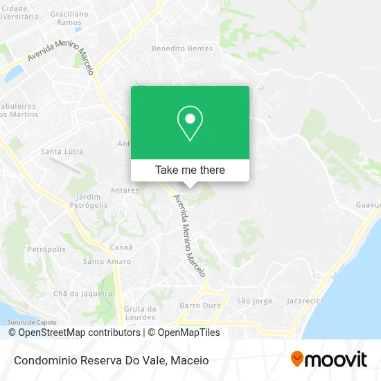 Condominio Reserva Do Vale map